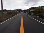 野津地区道路改築工事